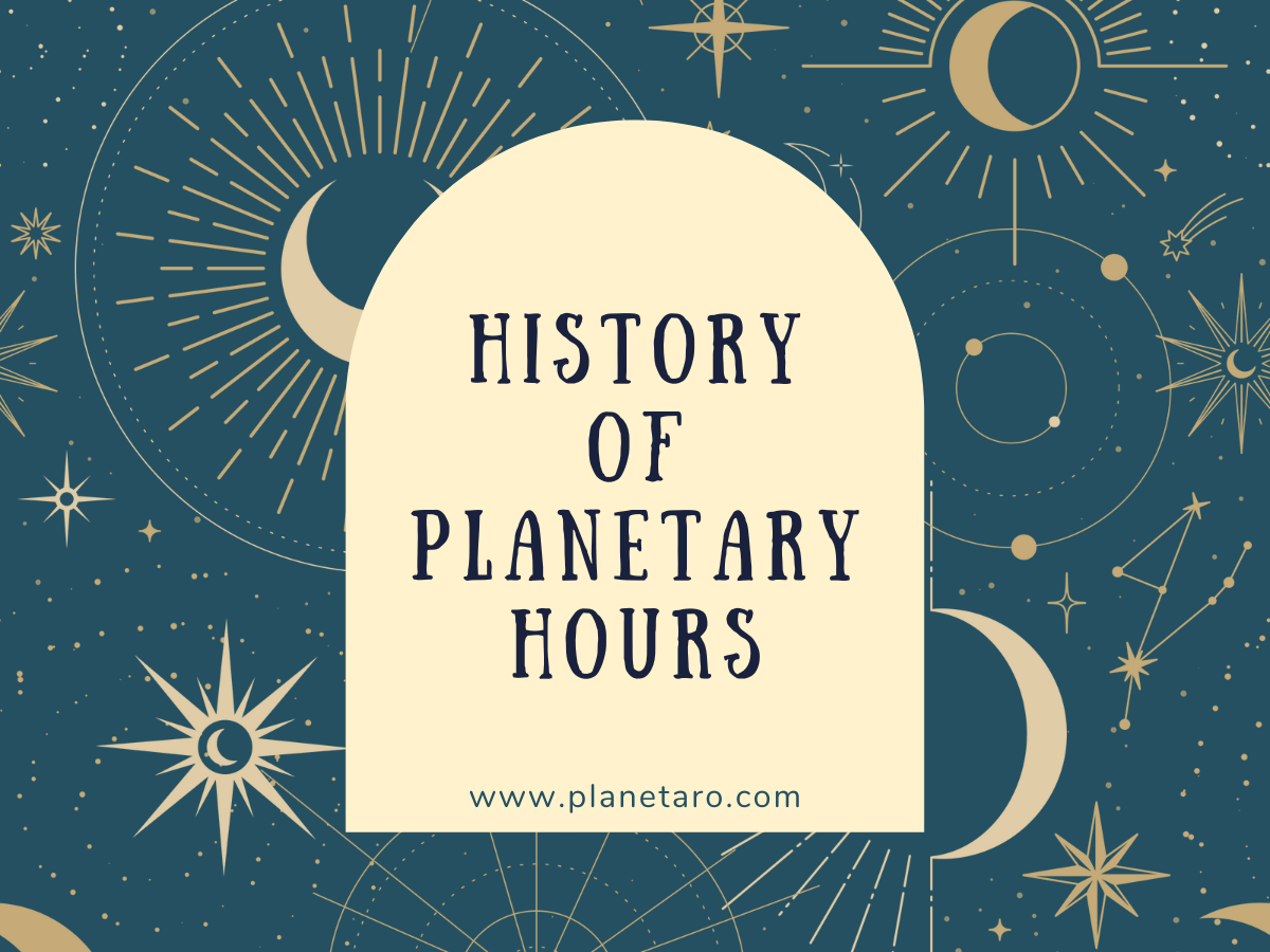History of planetary hours through the ages